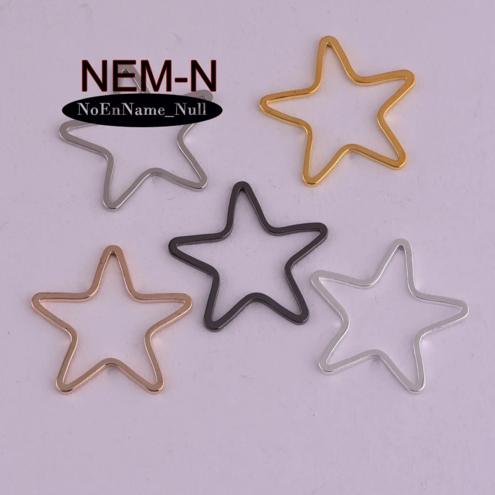 20 шт./лот NEM-N 22 мм пустотелый коннектор Lucky star starfish с одинаковой симметрией для