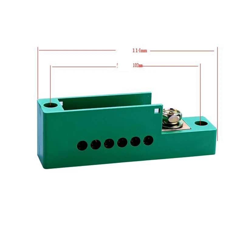 Metering Box Monopole 1 in 6 out Zero Wire Electric Meter Junction Connecting Terminal Row | Обустройство дома