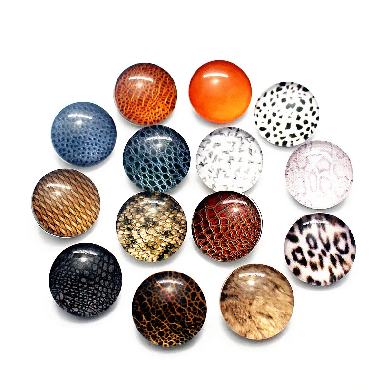 Новое поступление 12 шт./лот животная панда волк стеклянные Имбирные талисманы на