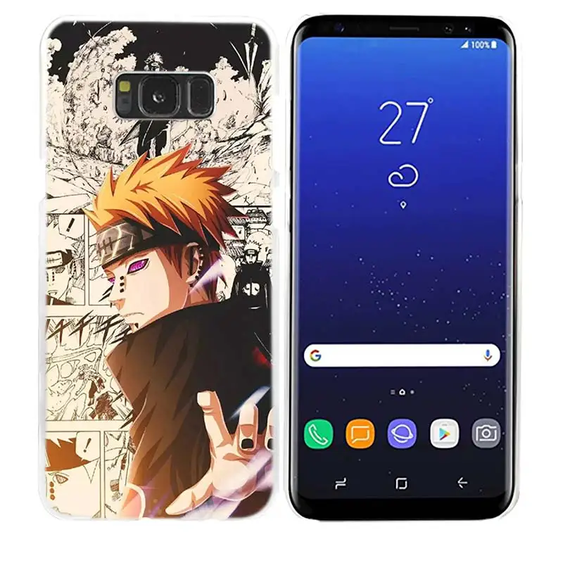02 Аниме чехол для samsung Galaxy Note 8 9 M30 M20 M10 S9 S8 S10 5G S10e плюс S7 S6 чистой твёрдой ПВХ Coque героя аниме «Наруто ниндзя Хокаге - Цвет: 02