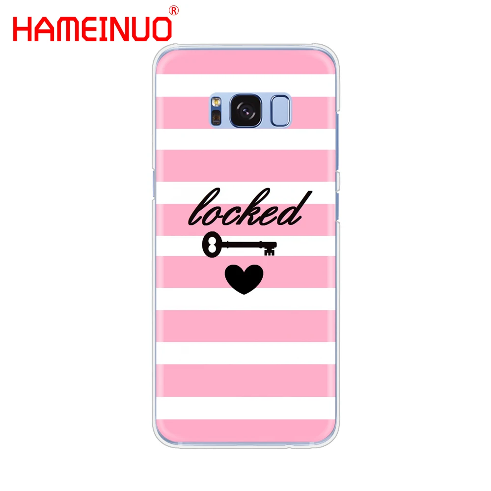 HAMEINUO однотонный розовый чехол для мобильного телефона с принтом девушки Samsung Galaxy