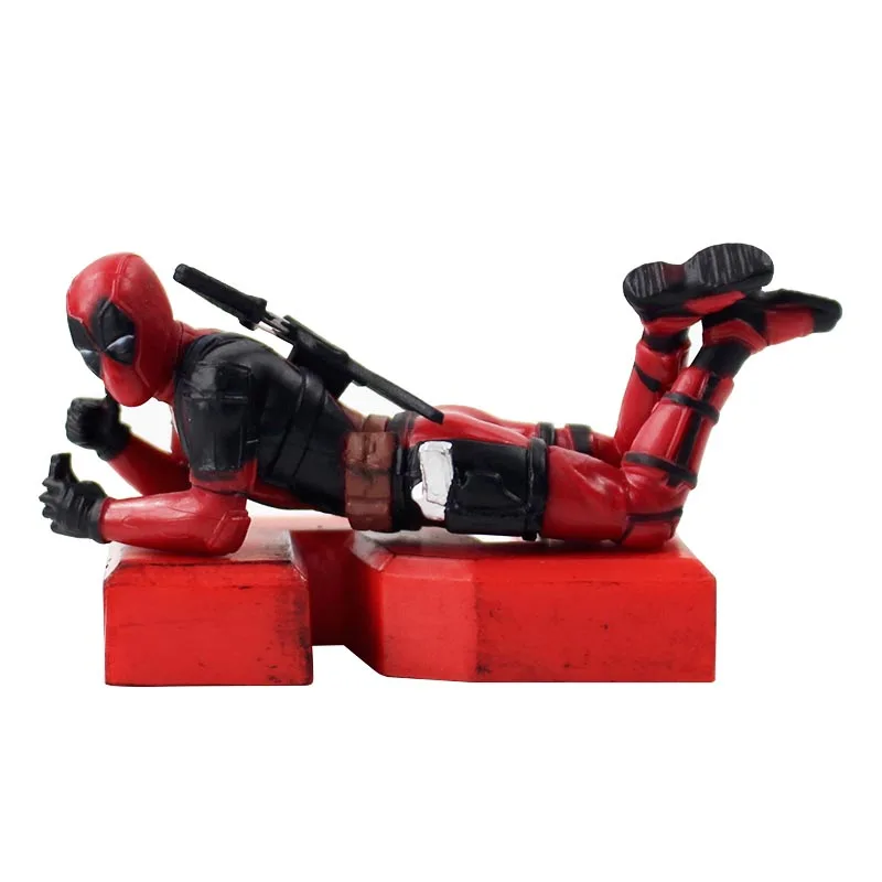 style 5 Marvel фигурка Дэдпул 2 забавное моделирование ПВХ Фигурки игрушки автомобиль украшение дома куклы - Цвет: style 5