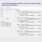 Программное обеспечение для дублирования программного обеспечения MF1K, копия MF1K S50 MF4K 4 байта7 байт UID, сменные нулевой сектор 0, блоки rfid-карт для ACR122U