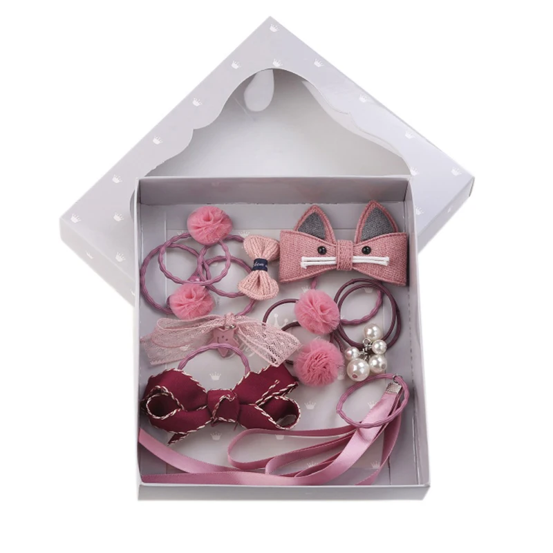 2018 повязка на голову для девочек набор аксессуаров волос Детские зажимы