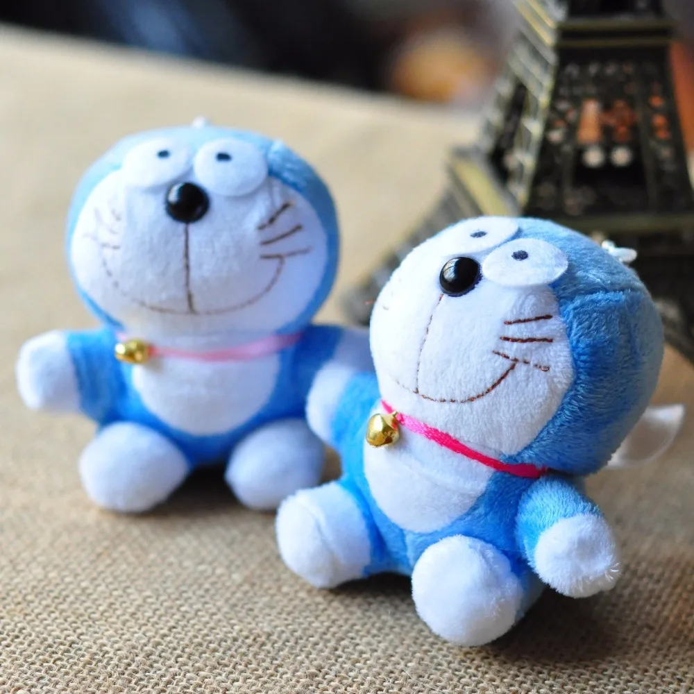 1 шт. изысканная плюшевая сумка Dingdang Cat Dora A Dream четыре дюйма и подвесная кукла