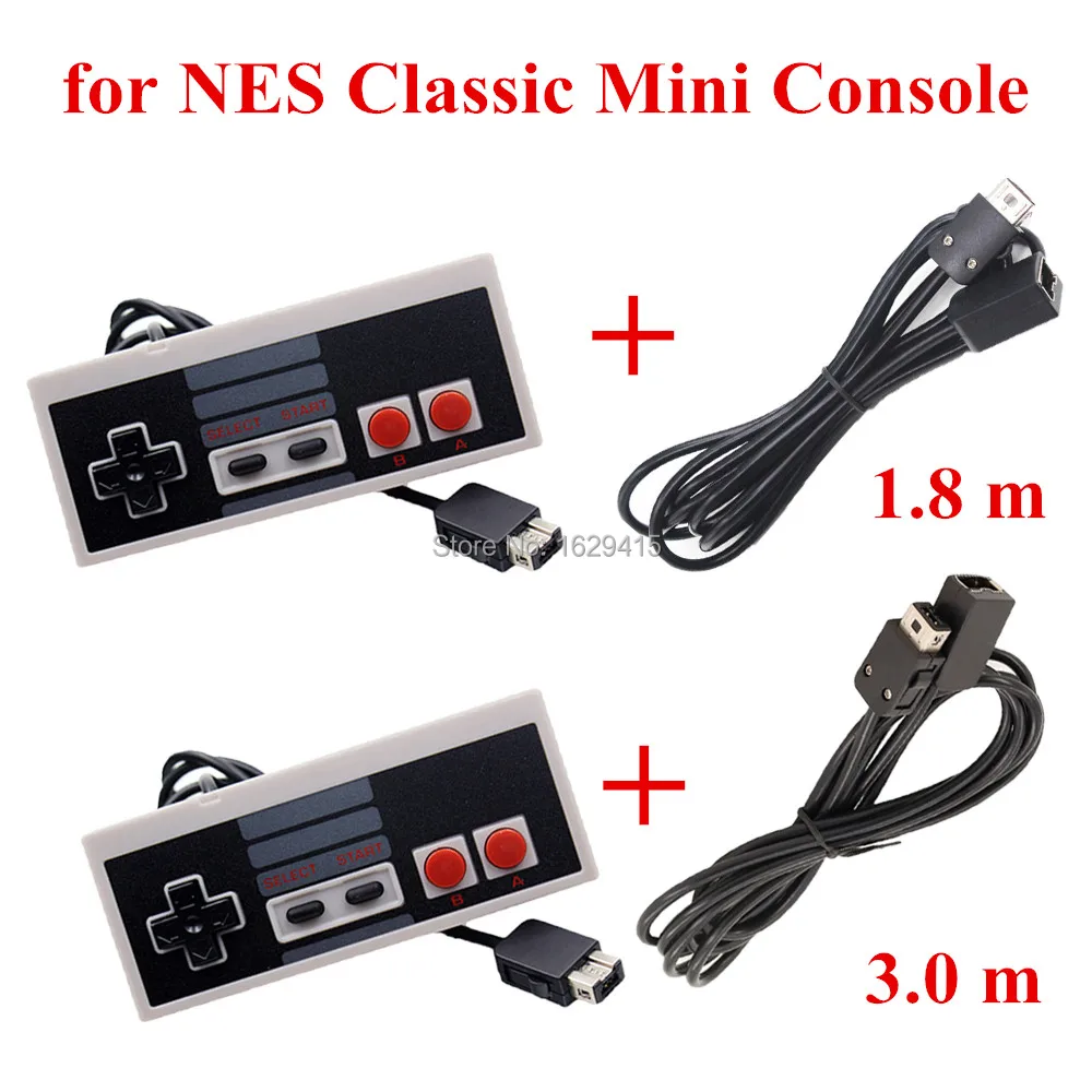 Консоль IVYUEEN для NES Classic Mini развлекательная система контроллер геймпад с 1 8 м/3 0 м 10