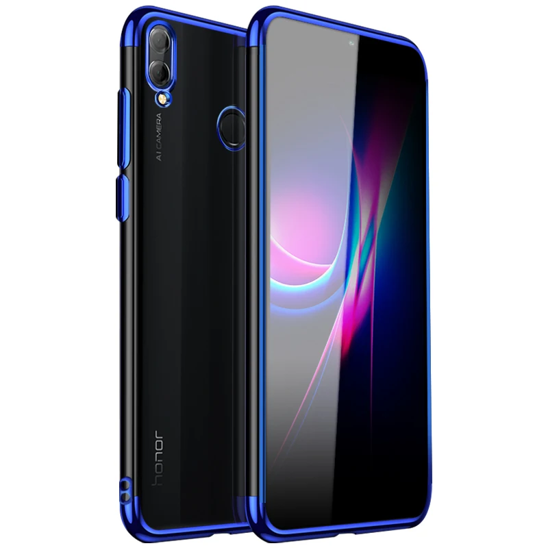 Для huawei P Smart 2019 чехол прозрачное покрытие Мягкий ТПУ силиконовый прозрачный для