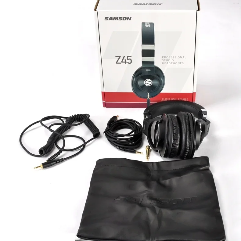 Samson Z45 овчина амбушюры закрытые сзади над ухом профессиональные студийные мониторные наушники для студийной записи и смешивания DJ