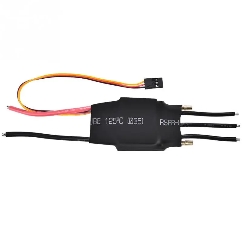 60A бесщеточный ESC RC лодка водяное охлаждение Электрический контроллер скорости с