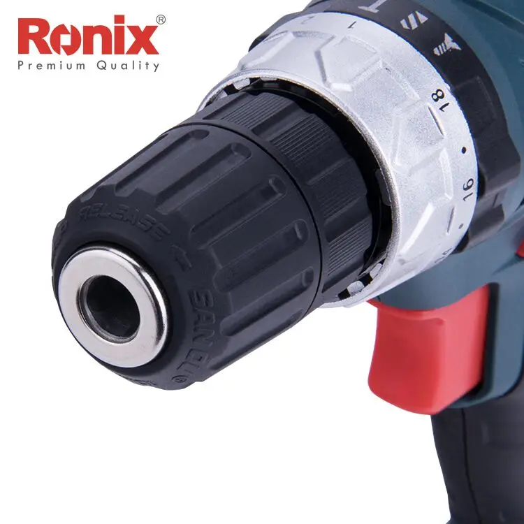Ronix высокое качество 18В беспроводной драйвер дрель Электрический Модель