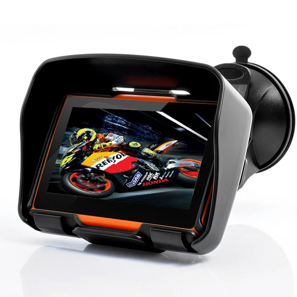 

Newest Version 4.3 Inch 8GB 256 RAM Waterproof Moto Bluetooth GPS Navigator for Motorcycle Motorbike+Free Maps