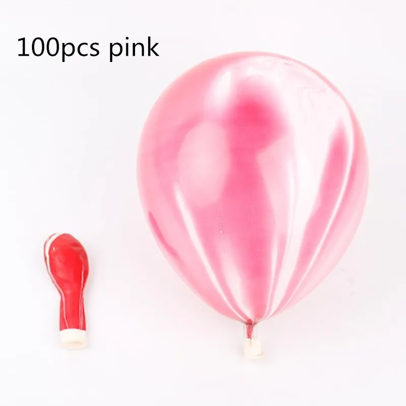 100pcs pink Воздушные шары аксессуары Арка с воздушными шарами стенд Свадебные украшения на день рождения Дети Взрослые полоска для воздушных шаров Baby Shower вечерние принадлежности - Цвет: 100pcs pink