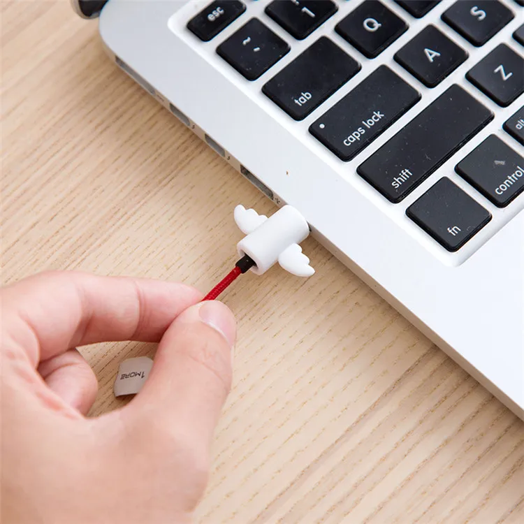 2 шт./компл. защита кабеля USB провода для передачи данных зарядки iphone 5 6 7 8