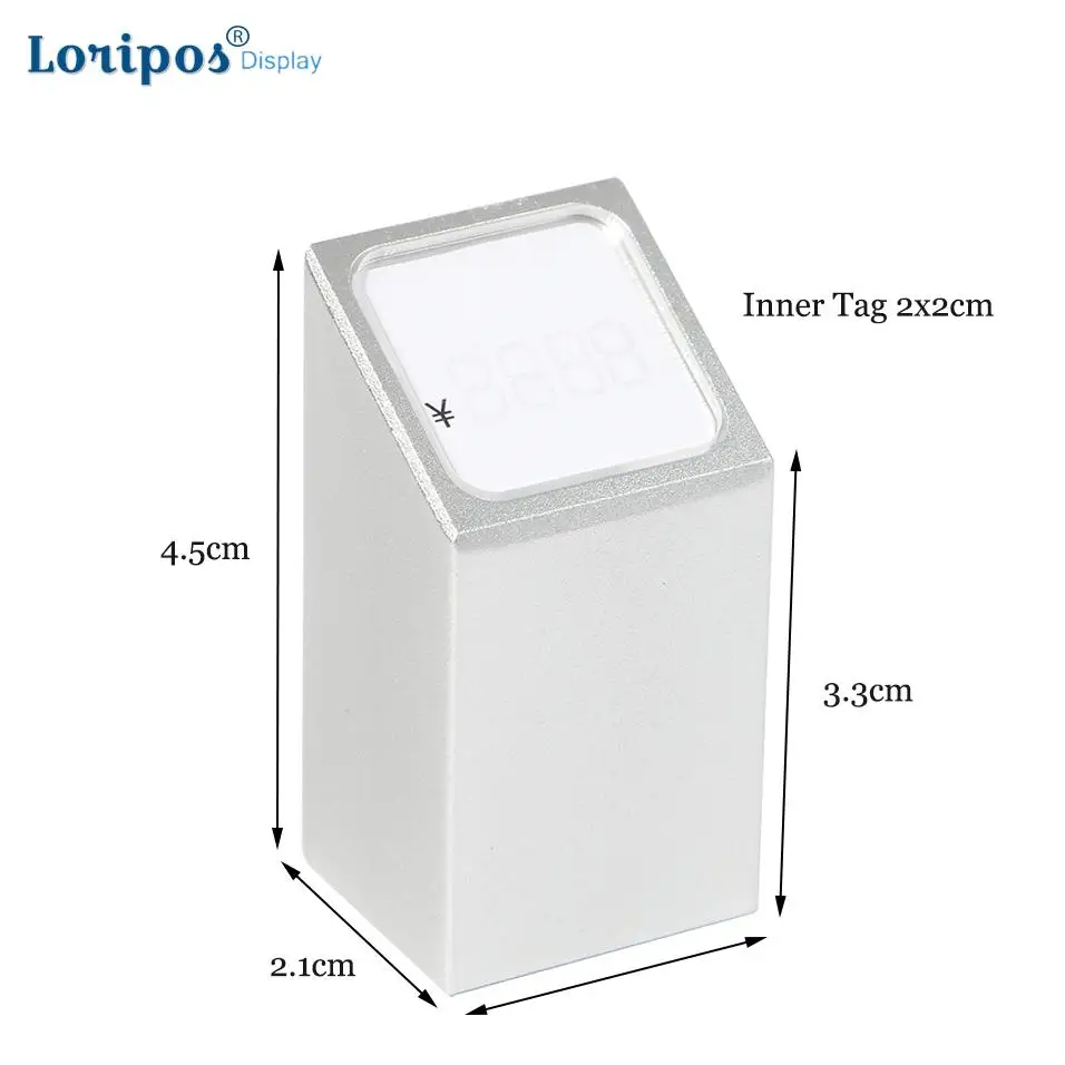 Часы ювелирные изделия и электронная цельная алюминиевая мини подставка для