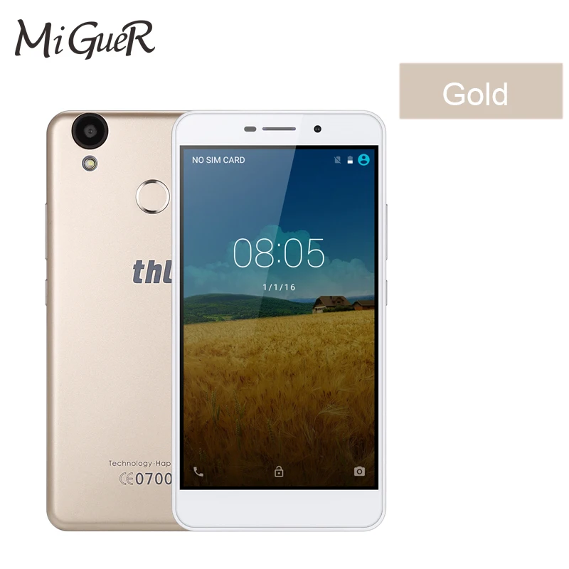 Оригинал THL T9 PRO мобильный телефон 5 дюймов Android 6 0 MTK6737 4 ядра 2 Гб Оперативная