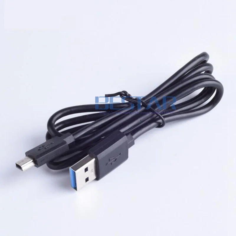 Оптовая продажа белый и черный 100 см 1 м 3 фута мини usb 5P 5pin штекер USB 2 0 мужской