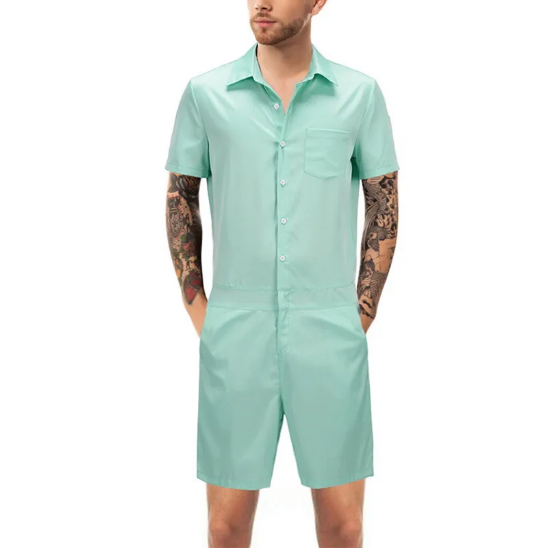 NIBESSER повседневные летние мужские комбинезоны для фитнеса комбинезон штаны боди