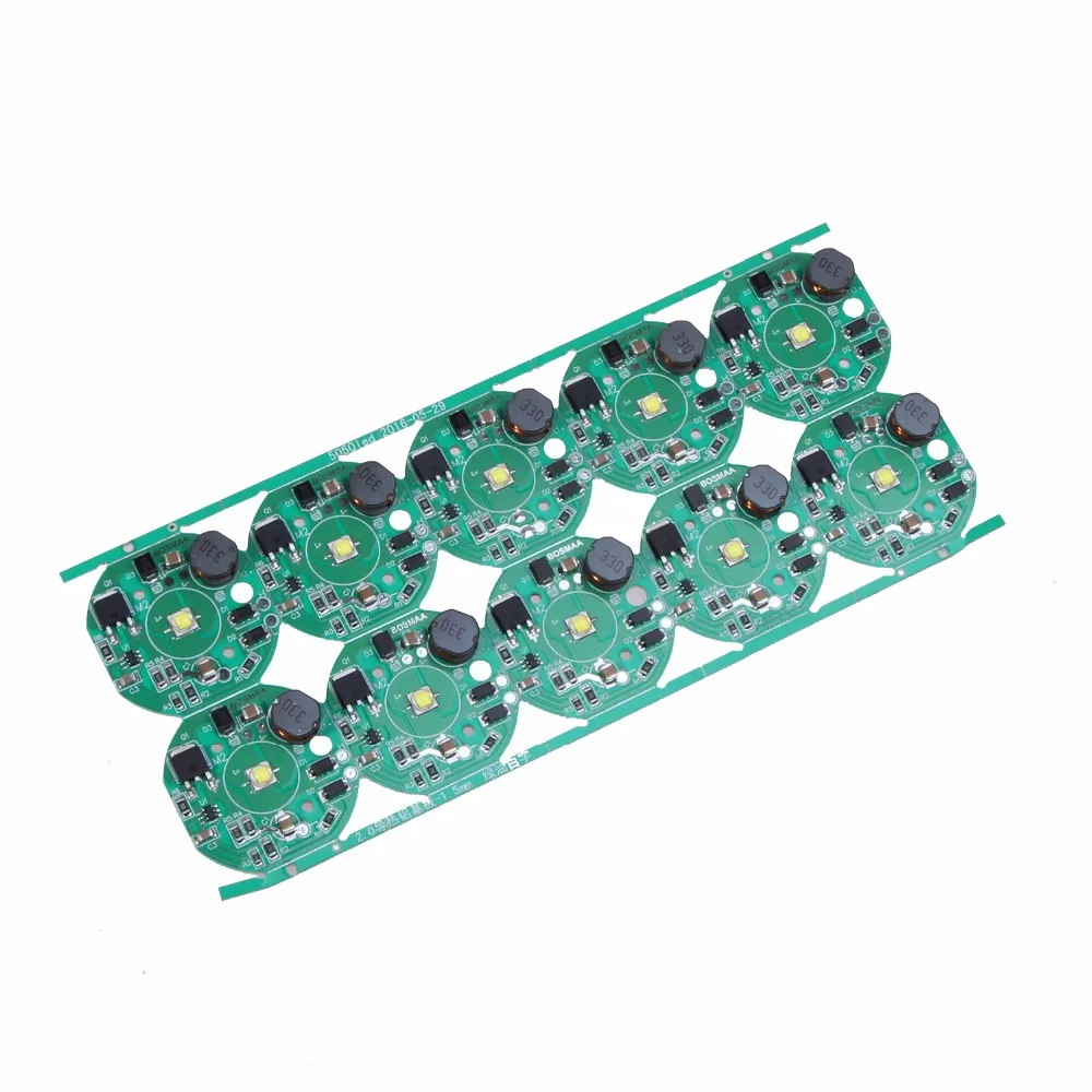 BOSMAA 10 Вт Автомобильный свет двигателя DIY светодиодный чип MX L2 7070 smd PCB модуль 6500k