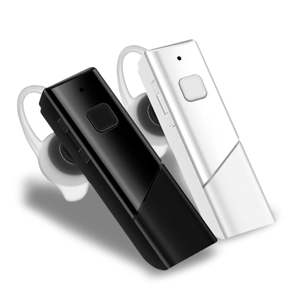 Bluetooth 5,0 Беспроводные наушники с одним ухом, гарнитура Bluetooth для бизнеса, 8 часов воспроизведения для бизнеса/вождения