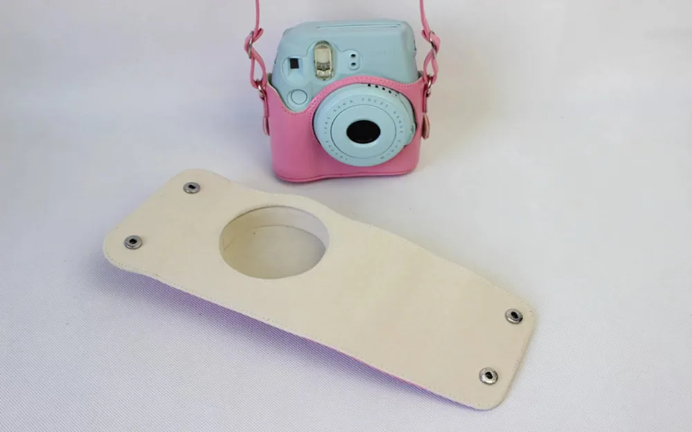 Кожа Камера ремень сумка чехол Чехол протектор для Polaroid фото Fuji Fujifilm Instax Mini 8