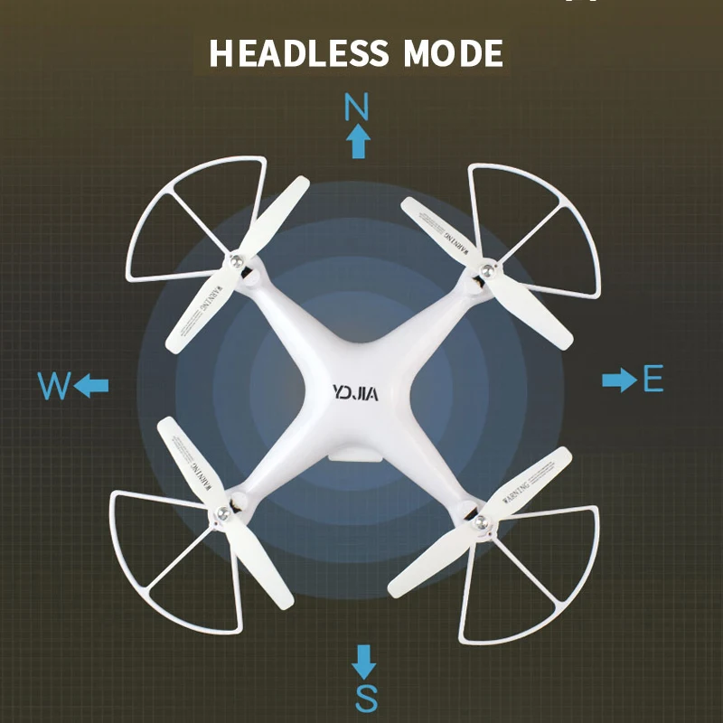 D68 WIFI FPV камера Дрон с удержанием высоты Безголовый режим Квадрокоптер RC Вертолет