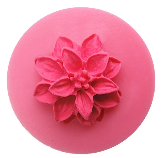 Бесплатная доставка Мини цветок силиконовые помадные выпечки пасты Плесень Diy