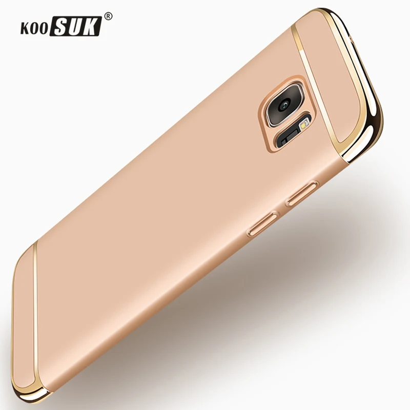 ПК Жесткий Чехол для Samsung On5 On7 2016 позолоченный чехол Galaxy On 5 7 J5 J7 Prime защитный