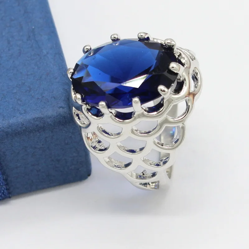 Женское кольцо из стерлингового серебра 925 пробы, Овальный гранат, красный циркон, женский камень, анилло, Ювелирная коробка, настраиваемая, Прямая