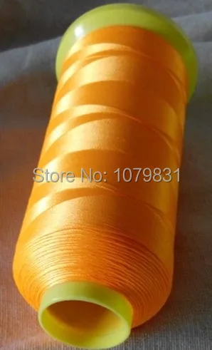 Бесплатная доставка яркий неоновый цвет вышивка нить для шитья 5000 м/конус