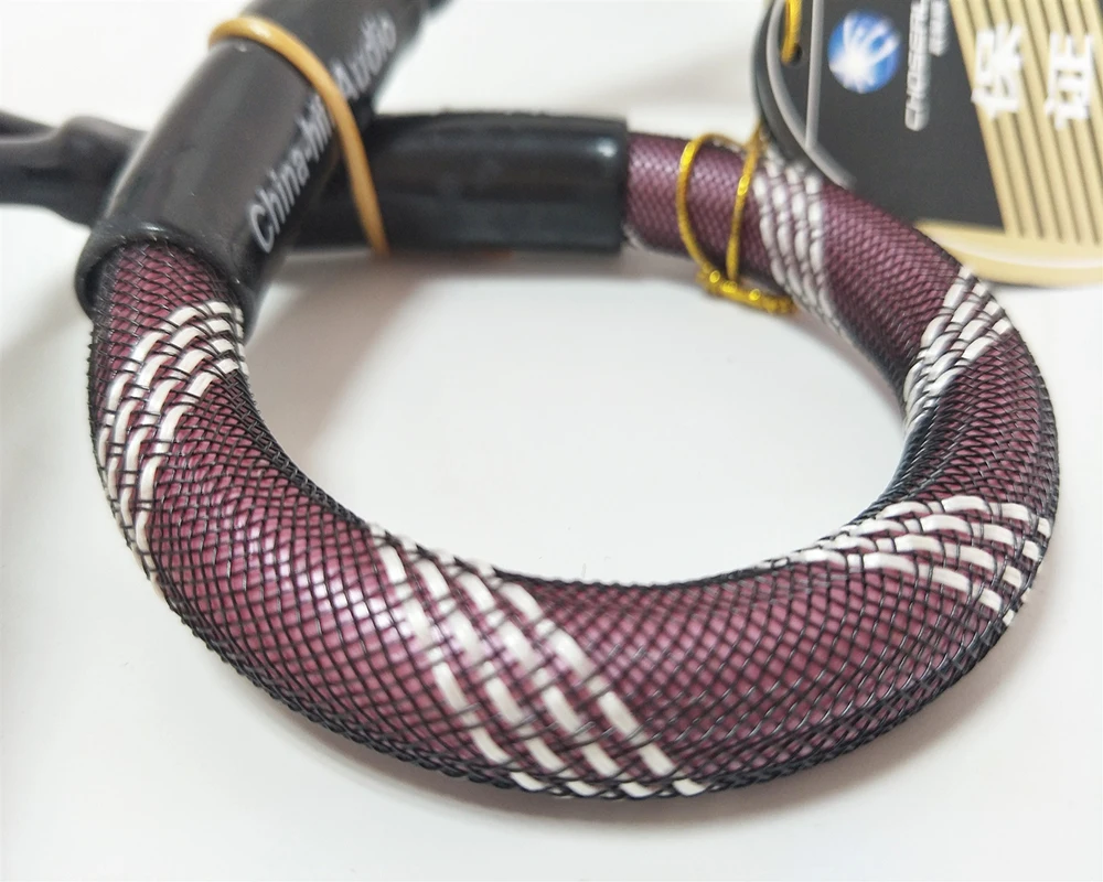 Choseal Q820 RCA аудио кабель Audiophile распродажа! Стерео Межблочные Hi-Fi кабели 24K позолоченные od13мм