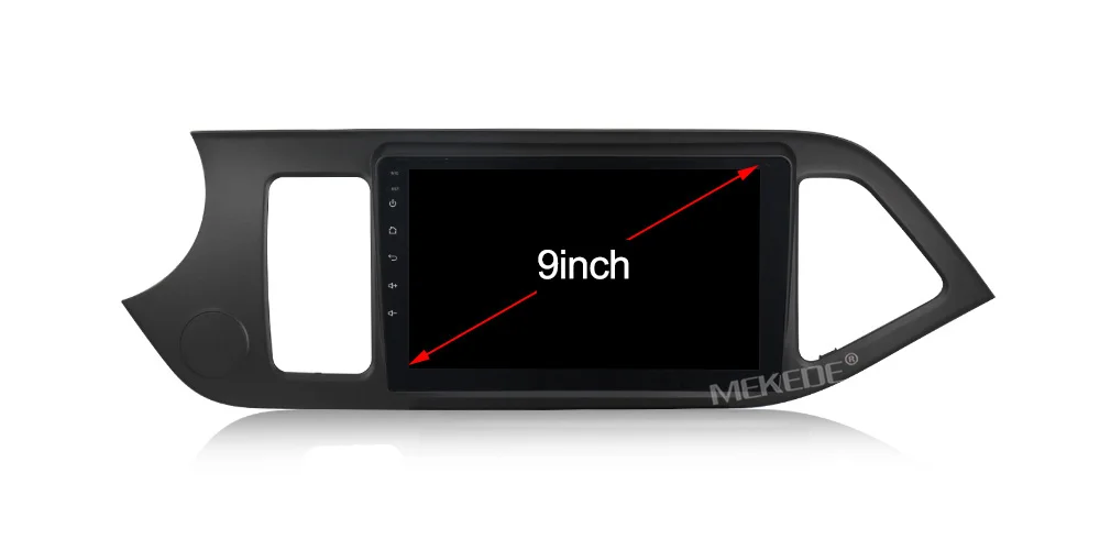MEKEDE 2Din 4-х ядерный Android 8,1 " Автомобильная магнитола для KIA PICANTO УТРО 2011 2012 2013 gps мультимедийный плеер головное устройство Wi-Fi