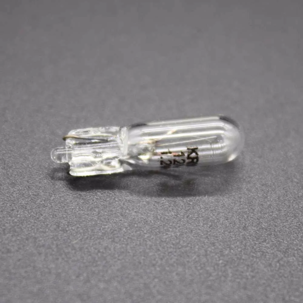 10 шт./лот 12V 1 2 W 286 T5 светодиодная грушевидная лампа со штыревой частью соединения