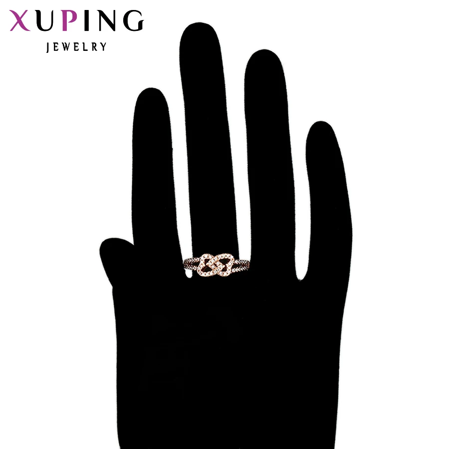 Xuping модное кольцо специальный дизайн кольца для женщин высокое качество синтетический кубический цирконий ювелирные изделия очаровательный подарок на Рождество 13179