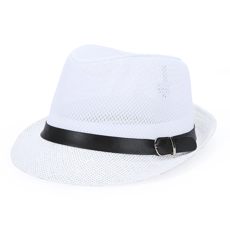 Шляпа шляпы шляпа мужская fedora шляпа черная мужские летние пляжные шляпа белье дышащая мужская соломенная шляпа мужская шляпа Федора fedora Панамы