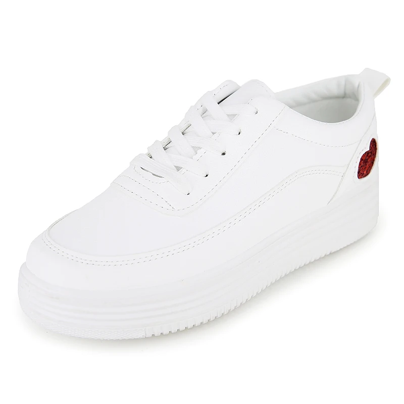 Vulcanize Shoes Women Classic Breathable Thick Bottom White Sneaker Womens Sweet Students All-match High Quality Female 2019 New | Обувь