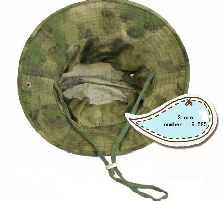 

Tactical Military Army Round-brimmed Hat Sun Boonie Hat Cap for Fishing Hiking FG