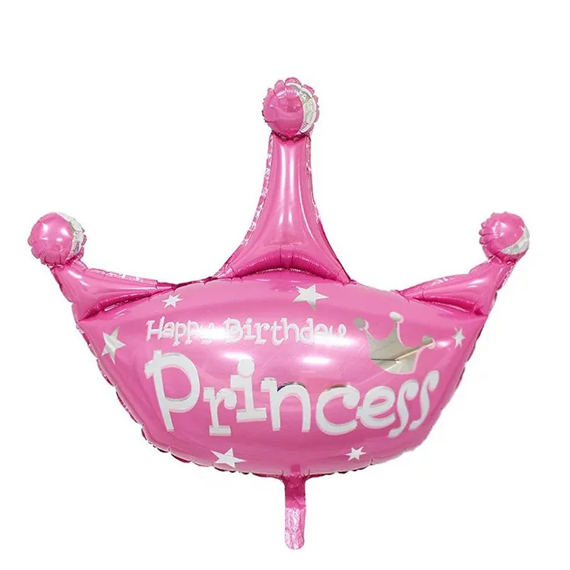 1 шт./лот большая корона принцессы кепка гелиевый шарик из фольги воздушный шар