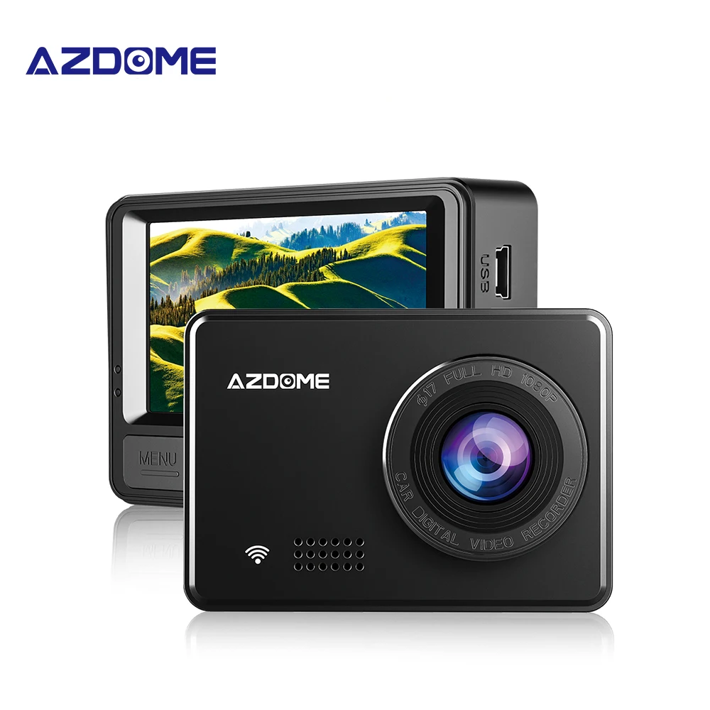 Оригинальный AZDOME M08 супер конденсатор Dash Cam 2 45 &quotips Автомобильная камера WDR