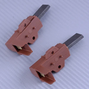 LEATOSK 2 шт. коричневый PA66 металлическая стиральная машина мотор углеродная щетка и держатель подходит для samsung Ariston Indesit Hotpoint