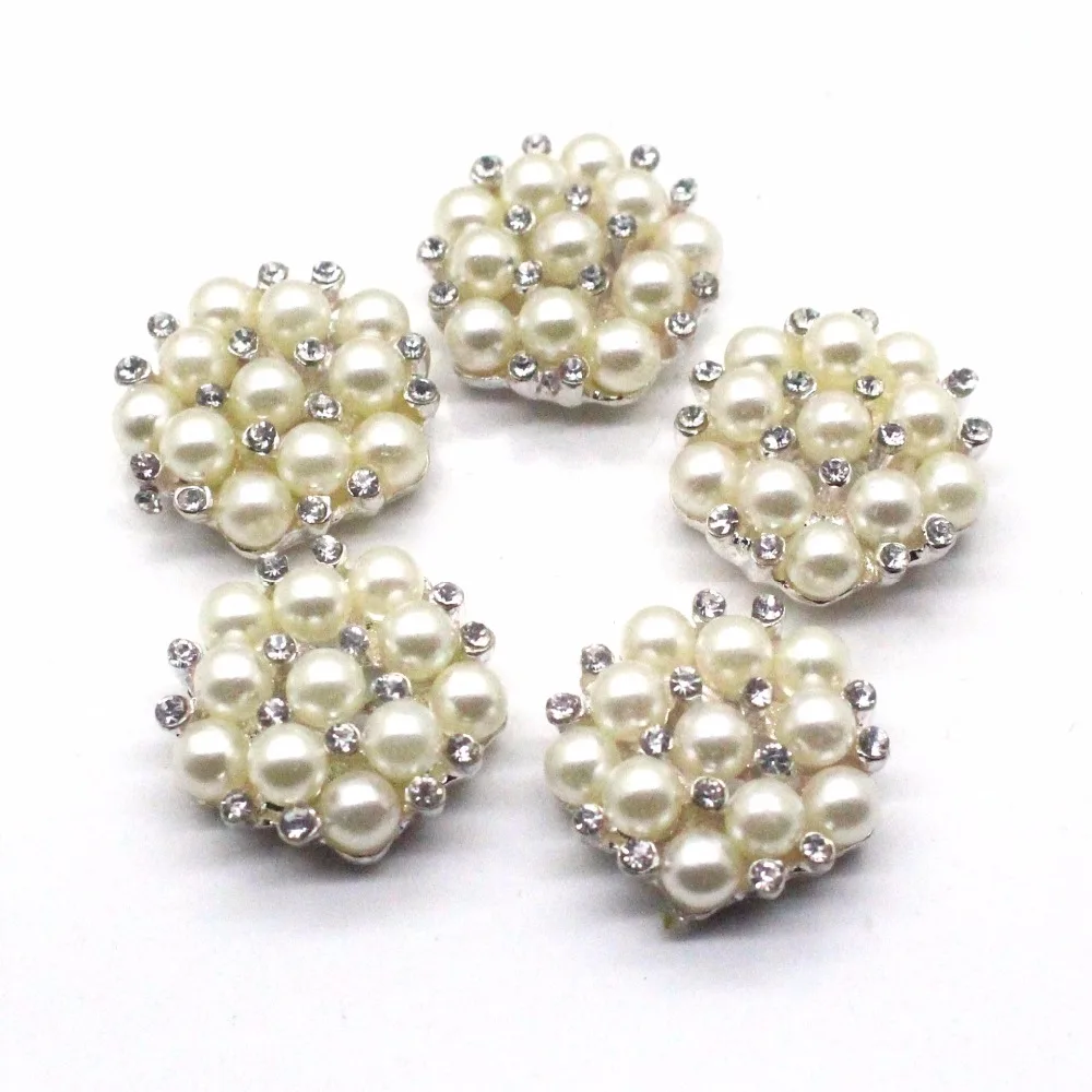 

Hot Sale wholesale 20pcs/lot Rhinestone Button Flatback Button Wedding Button Crystal DIY Accessories YC01