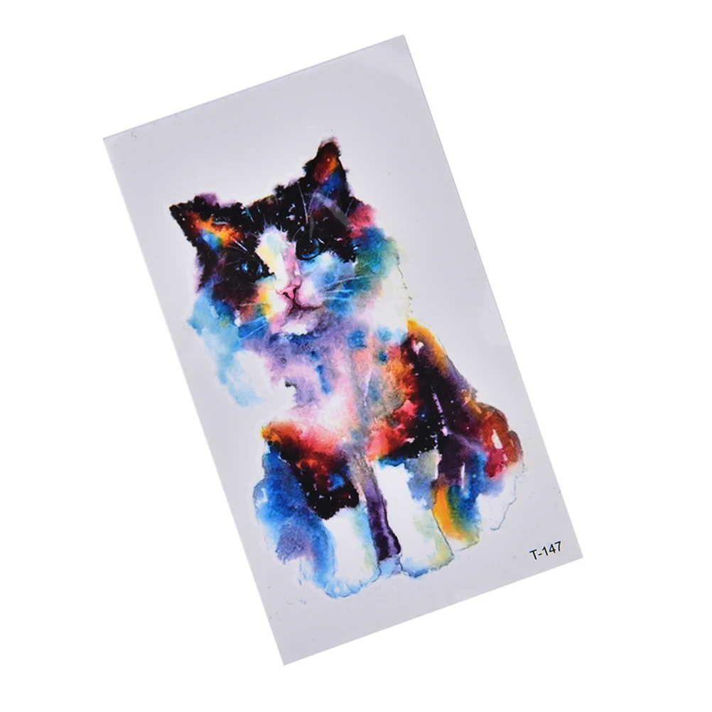 

hot sale Sexy Cat Design Waterproof Temporary Fake Face Make Up Masquerade Tattoo Stickers Body Art Tools