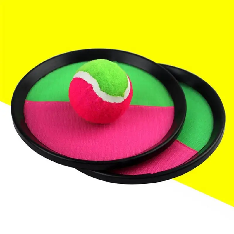 2 шт. в упаковке Catch Ball Paddle игровой набор интерактивный прочный Toss& Catch Спорт родитель-детская игра липкий мяч игрушка наружная игрушка для детей
