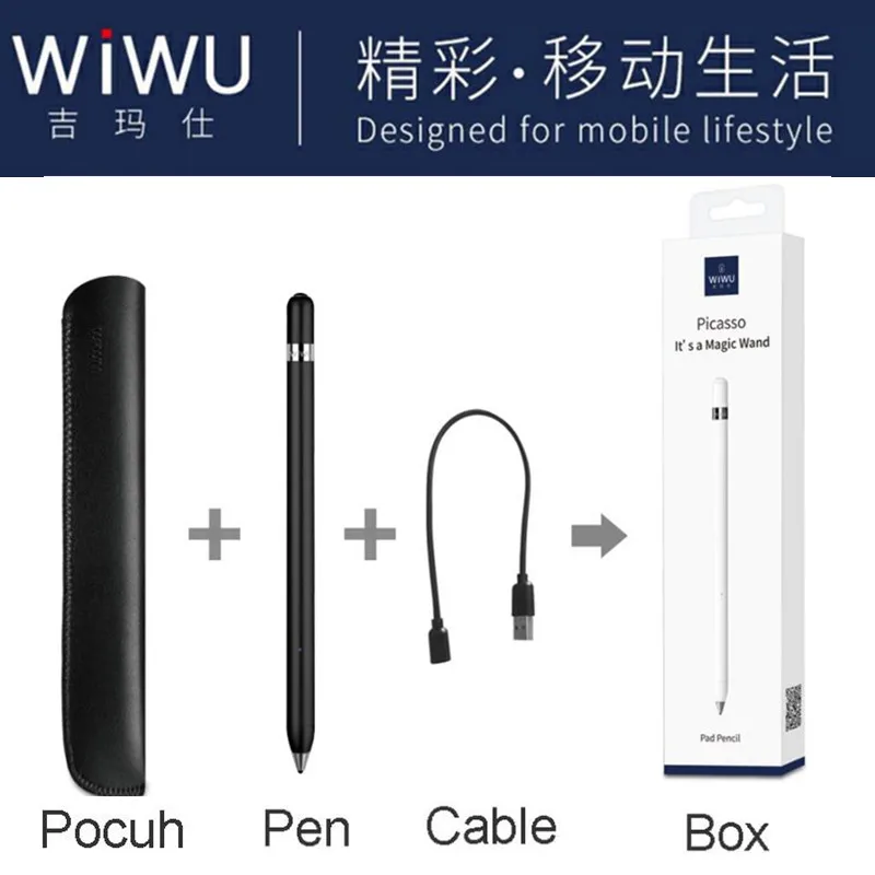 Для apple Pencil оригинальная сенсорная ручка WIWU для iPad Air2Air/Air3 карандаш 2/3/4 5 mini1 2 3 4