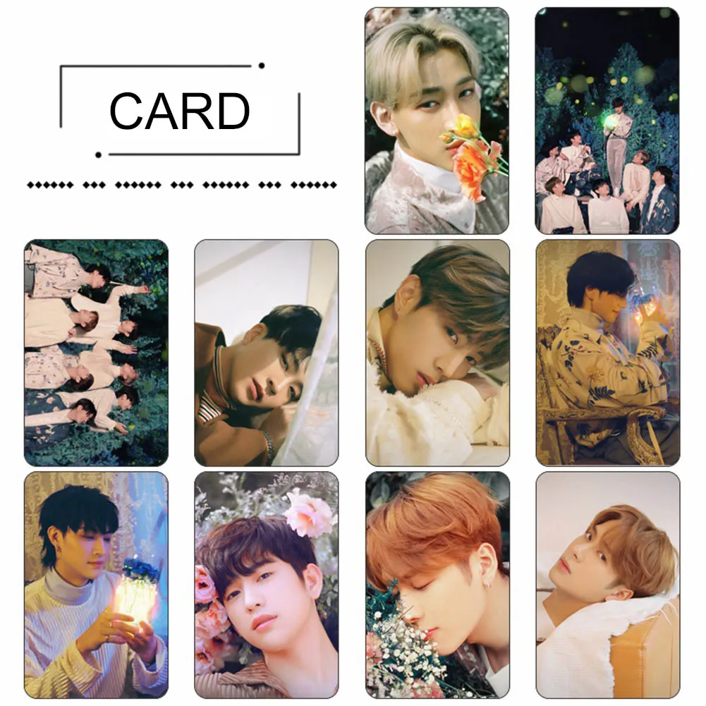 10 шт./компл. K-pop GOT7 новая Фотокарта альбома стикеры студенческие Кристальные