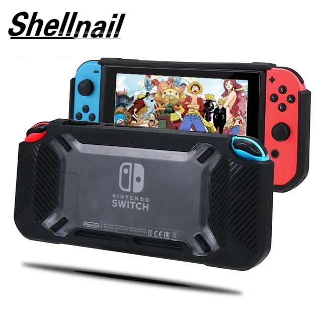 Чехол Shellnail для консоли Nintendo Switch TPU/Crystal PC защитный прозрачный жесткий чехол 3 типа
