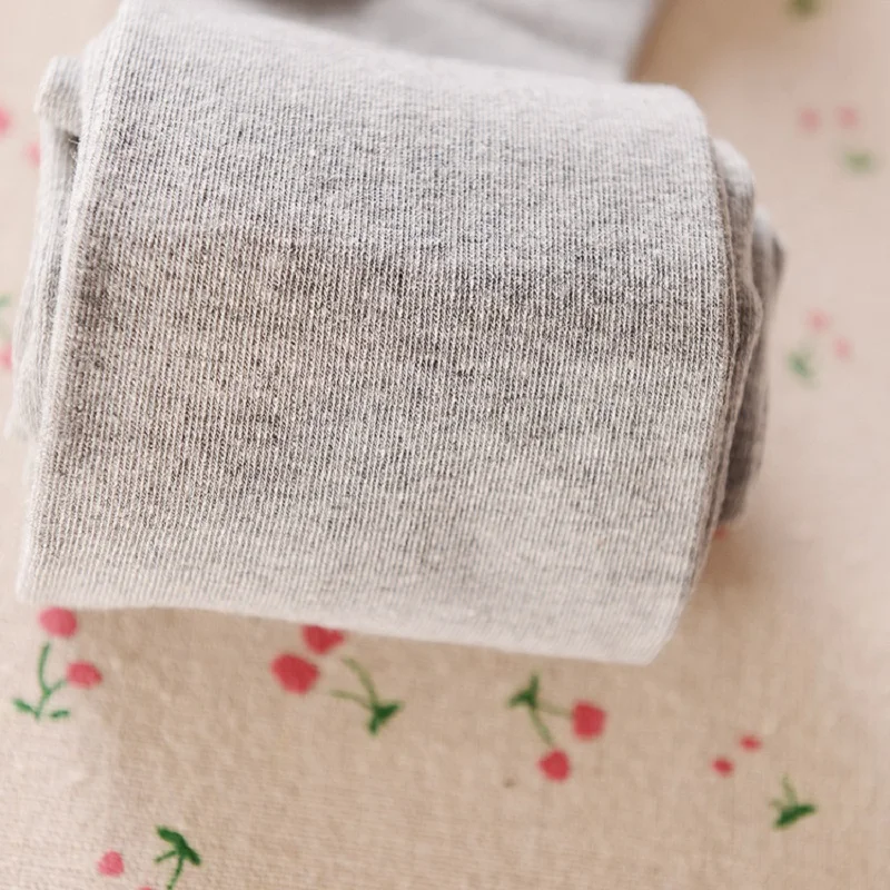 Однотонные хлопковые леггинсы для девочек детские колготки 3 4 5 6 7 8 9 10 11 12 лет