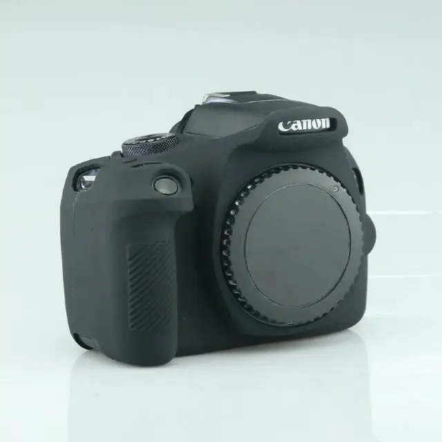Black color Soft Silicone Rubber Camera Protective Body Cover Case For Canon 1300D 1500D | Электроника