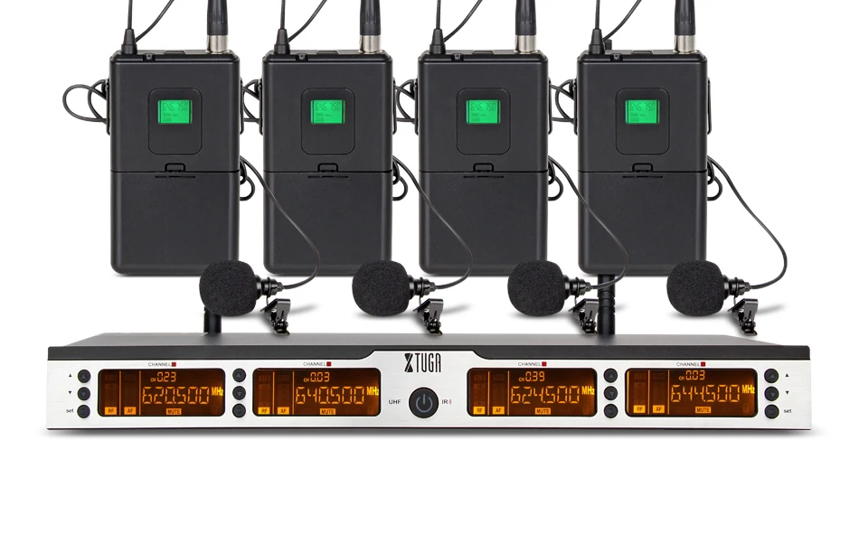 XTUGA SKM4000 Высокое качество 400 канальный Беспроводная система микрофонов UHF вечерние сценические ручные ошейники микрофон гарнитура петличный