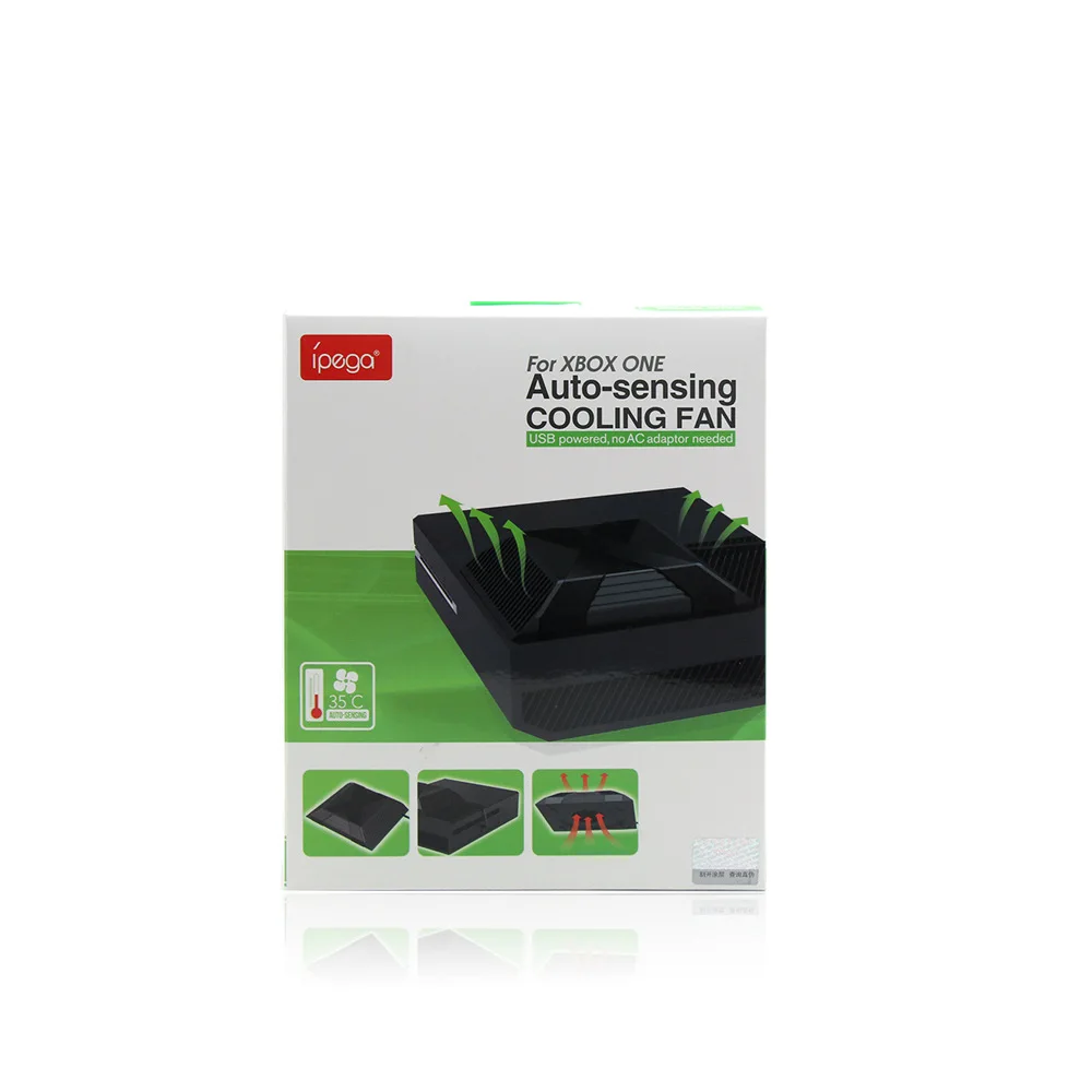 Автоматический датчик температуры между охлаждением между охлаждением вентилятора и внешним охлаждением USB-питания для игровой консоли Microsoft XBox One.