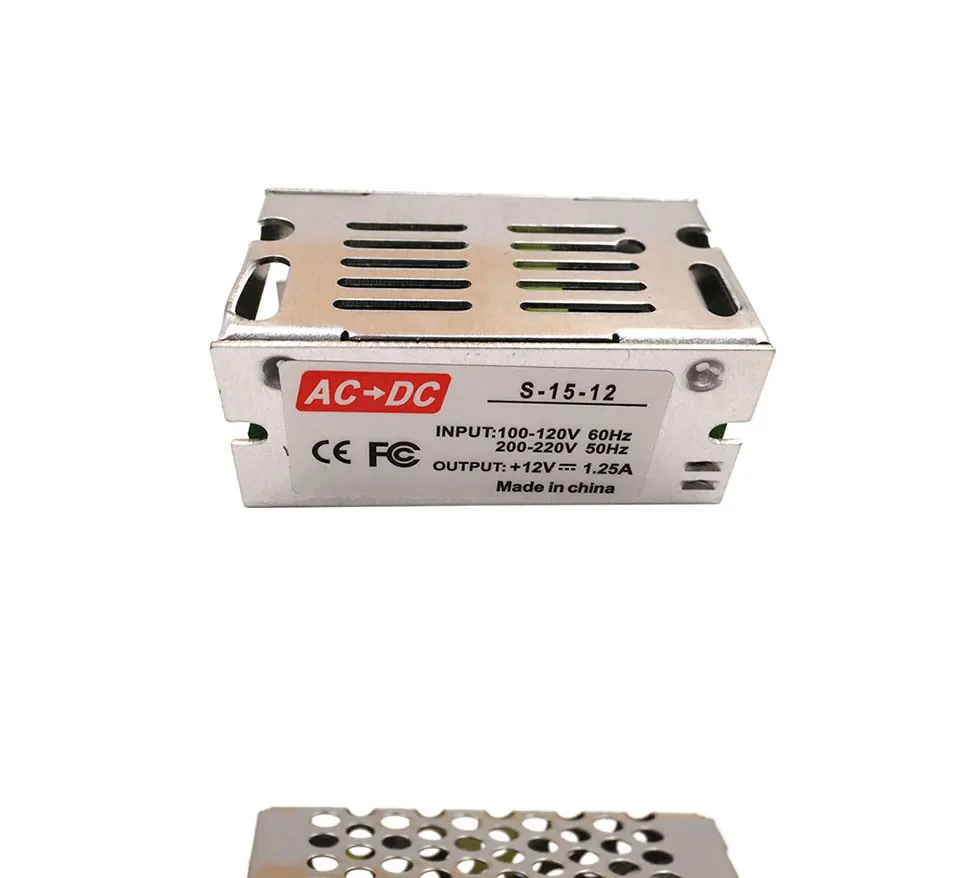 12V переключатель питания 1A 2A 3A 4A 5A 6A 8A 10A 12A AC в DC трансформатор Светодиодный драйвер 10W 15W 60W 100W 120W для светодиодных лент